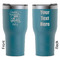 Dental Hygienist RTIC Tumbler - Dark Teal - Double Sided - Front & Back