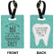 Dental Hygienist Rectangle Luggage Tag (Front + Back)