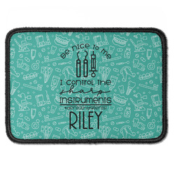 Dental Hygienist Iron On Rectangle Patch w/ Name or Text