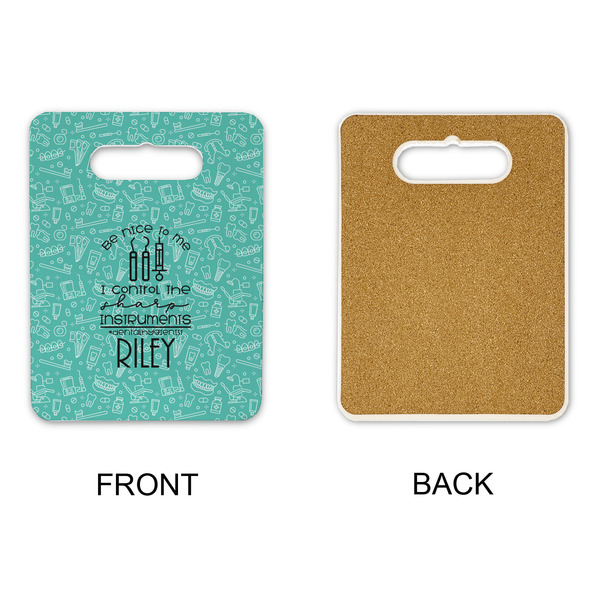 Dental Hygienist Rectangle Trivet with Handle - APPROVAL