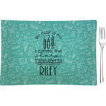 Dental Hygienist Rectangular Glass Appetizer / Dessert Plate - Single or Set (Personalized)