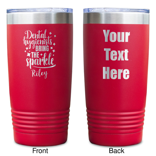 Dental Hygienist Red Polar Camel Tumbler - 20oz - Double Sided - Approval