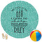 Dental Hygienist Round Beach Towel (Personalized)