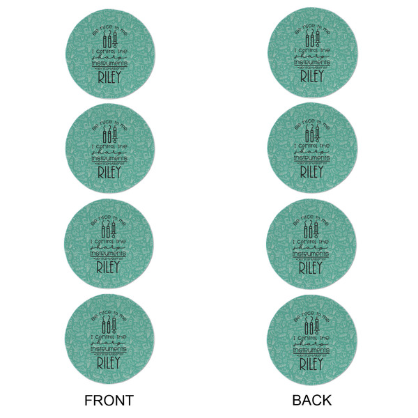 Dental Hygienist Round Linen Placemats - APPROVAL Set of 4 (double sided)