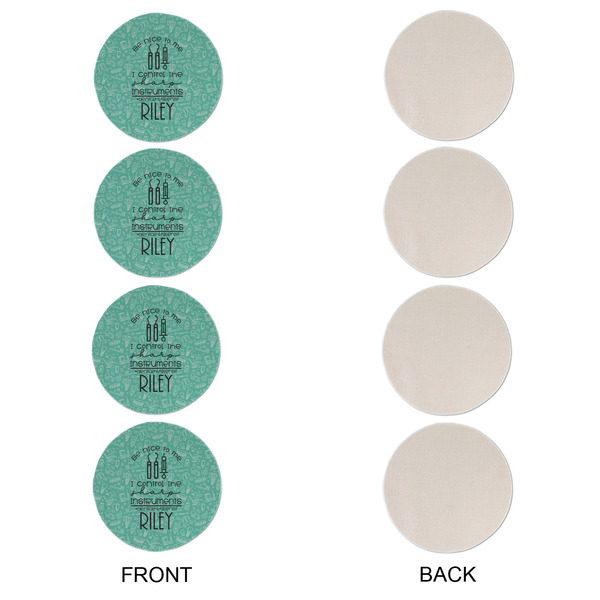 Dental Hygienist Round Linen Placemats - APPROVAL Set of 4 (single sided)