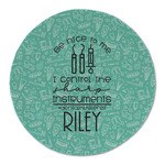 Dental Hygienist Round Linen Placemat (Personalized)