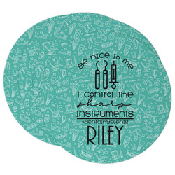 Dental Hygienist Round Paper Coasters w/ Name or Text