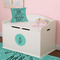 Dental Hygienist Round Wall Decal on Toy Chest