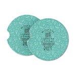 Dental Hygienist Sandstone Car Coasters (Personalized)