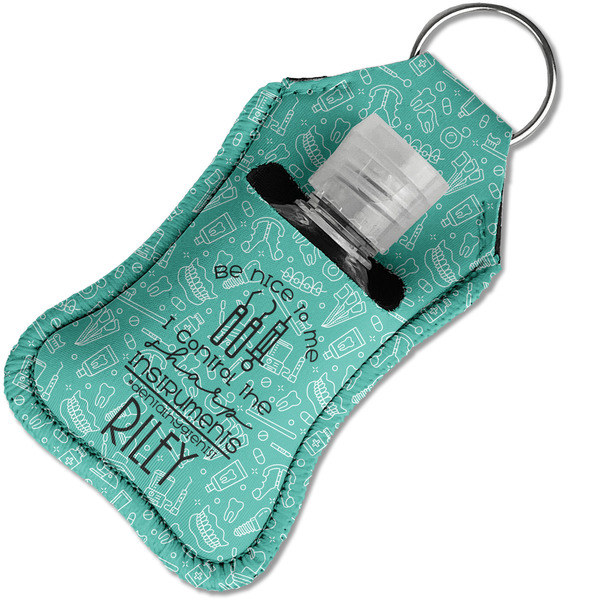 Dental Hygienist Sanitizer Holder Keychain - Small in Case