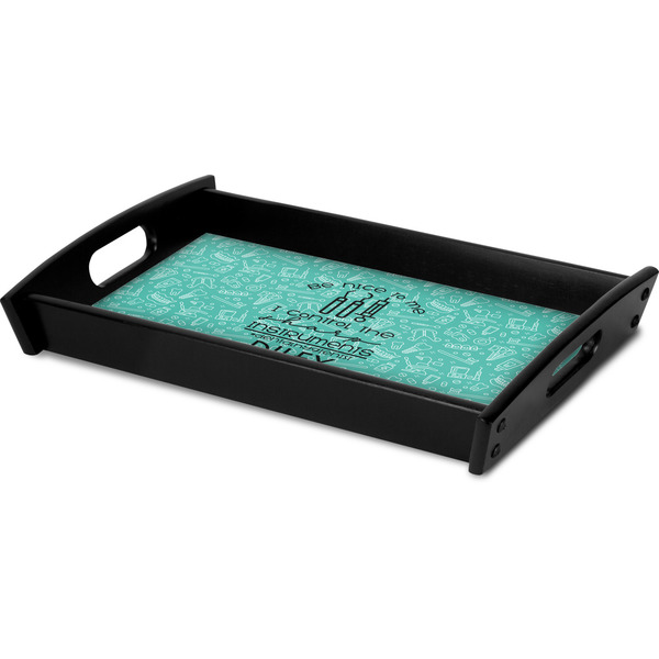 Dental Hygienist Serving Tray Black - Corner