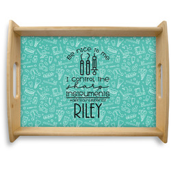 Dental Hygienist Natural Wooden Tray - Large (Personalized)