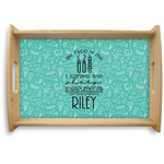 Dental Hygienist Natural Wooden Tray - Small (Personalized)