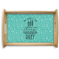 Dental Hygienist Natural Wooden Tray - Small (Personalized)