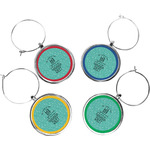 Dental Hygienist Wine Charms (Set of 4) (Personalized)