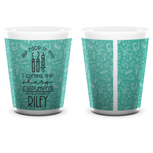 Dental Hygienist Shot Glass - White - APPROVAL