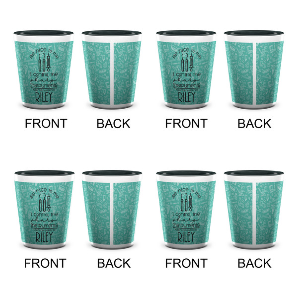 Dental Hygienist Shot Glassess - Two Tone - Set of 4 - APPROVAL