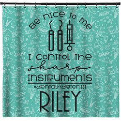 Dental Hygienist Shower Curtain - Custom Size (Personalized)