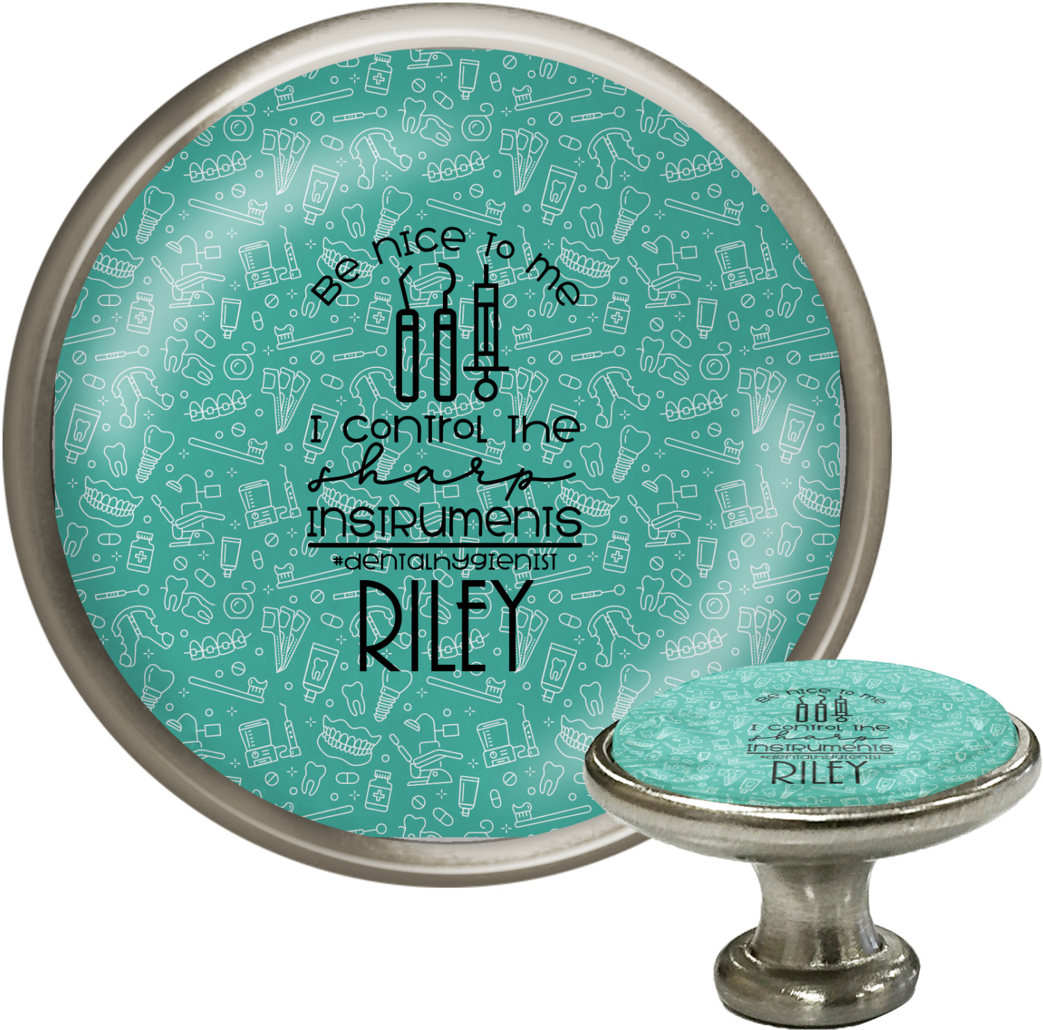 Dental Hygienist Knob (Personalized) YouCustomizeIt