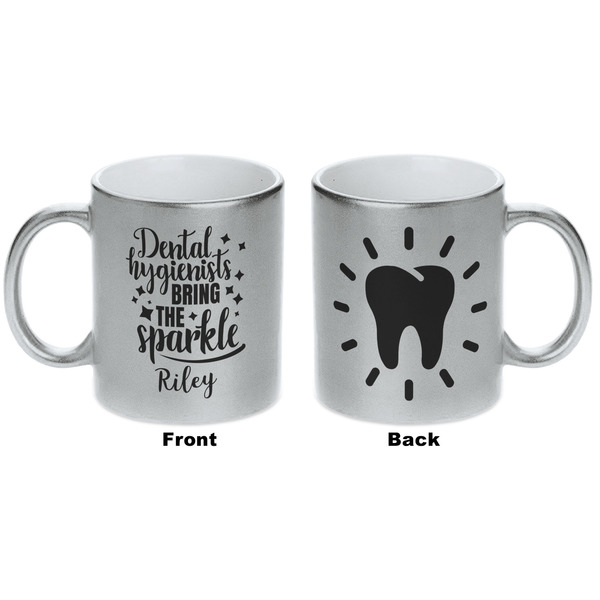Dental Hygienist Silver Mug - Approval