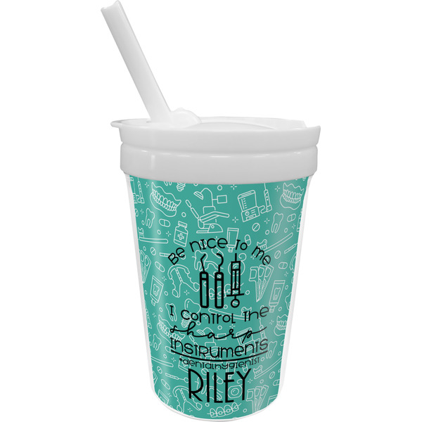 Custom Dental Hygienist Sippy Cup with Straw (Personalized)