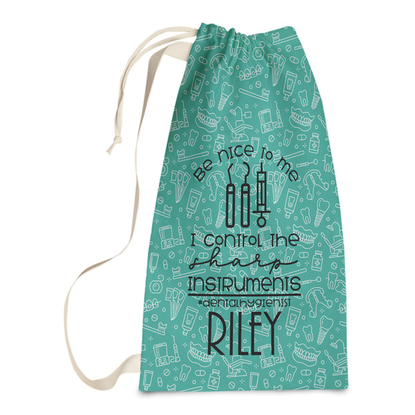 Custom Dental Hygienist Laundry Bags - Small (Personalized)