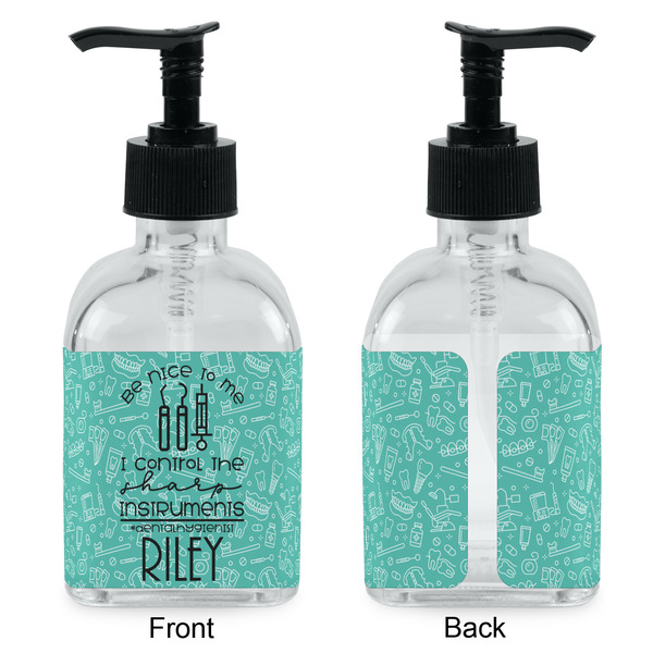 Dental Hygienist Glass Soap/Lotion Dispenser - Approval