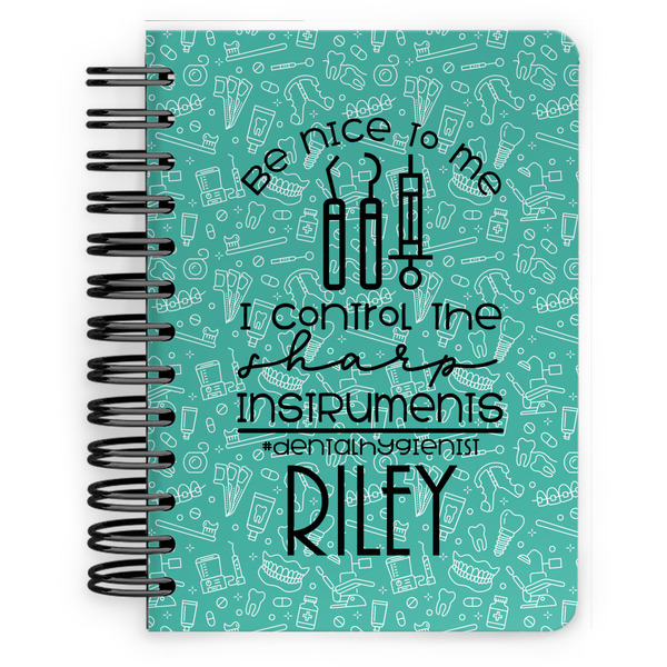 Custom Dental Hygienist Spiral Notebook - 5x7 w/ Name or Text