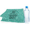 Dental Hygienist Sports Towel Folded with Water Bottle