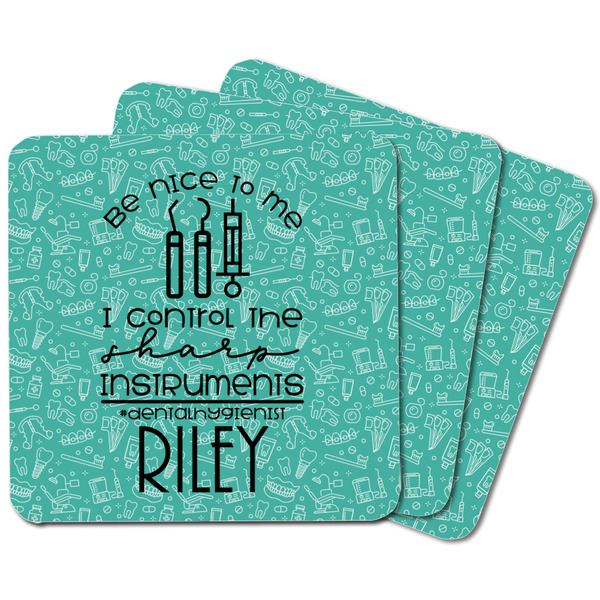 Dental Hygienist Square Fridge Magnet - MAIN