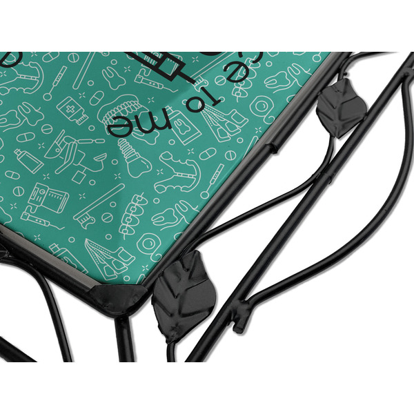 Dental Hygienist Square Trivet - Detail