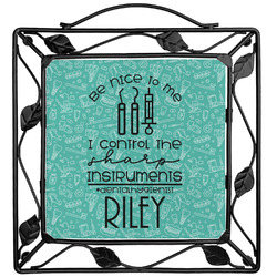 Dental Hygienist Square Trivet (Personalized)