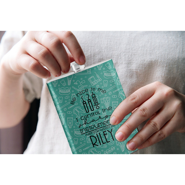 Dental Hygienist Stainless Steel Flask - LIFESTYLE 1