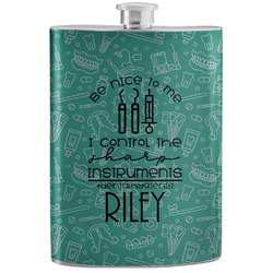 Dental Hygienist Stainless Steel Flask (Personalized)