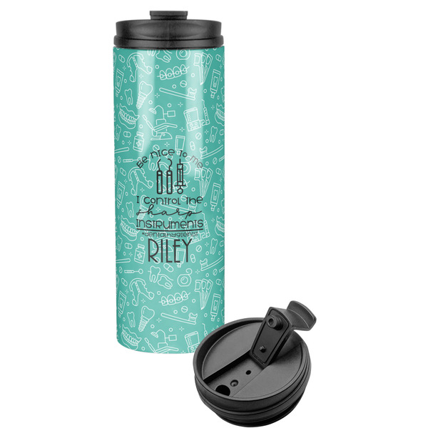 Custom Dental Hygienist Stainless Steel Skinny Tumbler (Personalized)