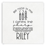 Dental Hygienist Paper Dinner Napkins (Personalized)