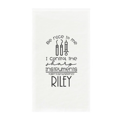 Dental Hygienist Guest Paper Towels - Full Color - Standard (Personalized)