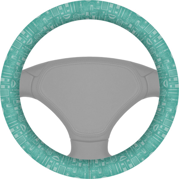 Custom Dental Hygienist Steering Wheel Cover