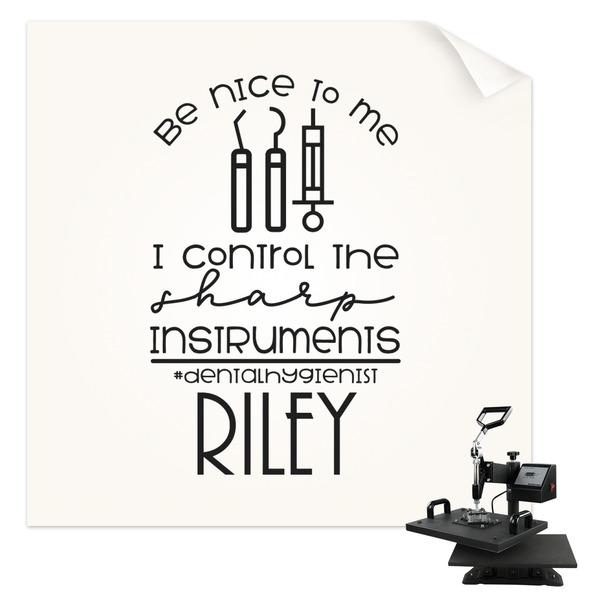 Custom Dental Hygienist Sublimation Transfer (Personalized)