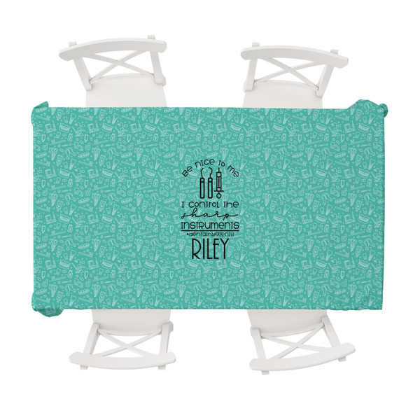 Custom Dental Hygienist Tablecloth - 58"x102" (Personalized)