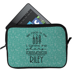 Dental Hygienist Tablet Case / Sleeve - Small (Personalized)