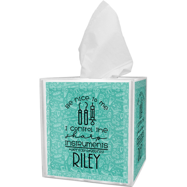 Dental Hygienist Tissue Box Cover (Personalized)