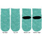 Dental Hygienist Toddler Ankle Socks - Double Pair - Front and Back - Apvl