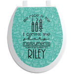 Dental Hygienist Toilet Seat Decal (Personalized)