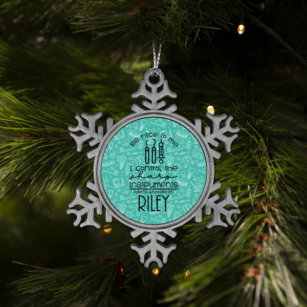 Dental Hygienist Vintage Snowflake - (LIFESTYLE)