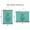 Dental Hygienist Wall Hanging Tapestries - Parent/Sizing