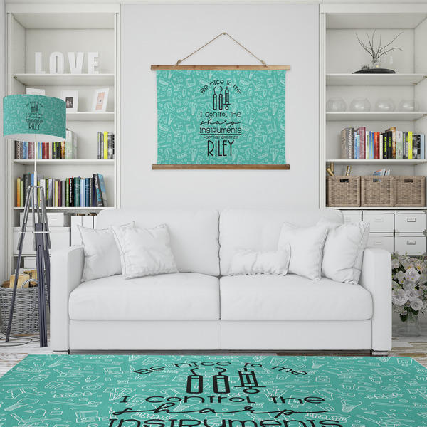 Dental Hygienist Wall Hanging Tapestry - IN CONTEXT