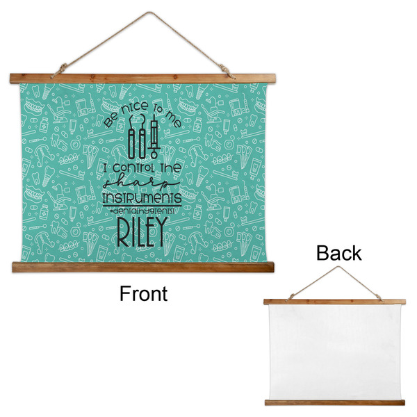 Dental Hygienist Wall Hanging Tapestry - Landscape - APPROVAL