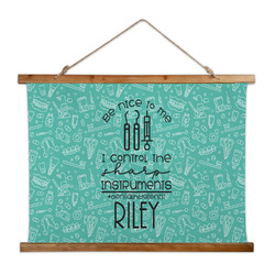 Dental Hygienist Wall Hanging Tapestry - Wide (Personalized)