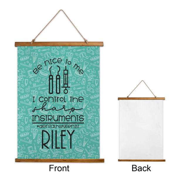 Dental Hygienist Wall Hanging Tapestry - Portrait - APPROVAL
